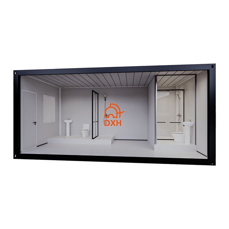 Portable Toilet and Shower Container