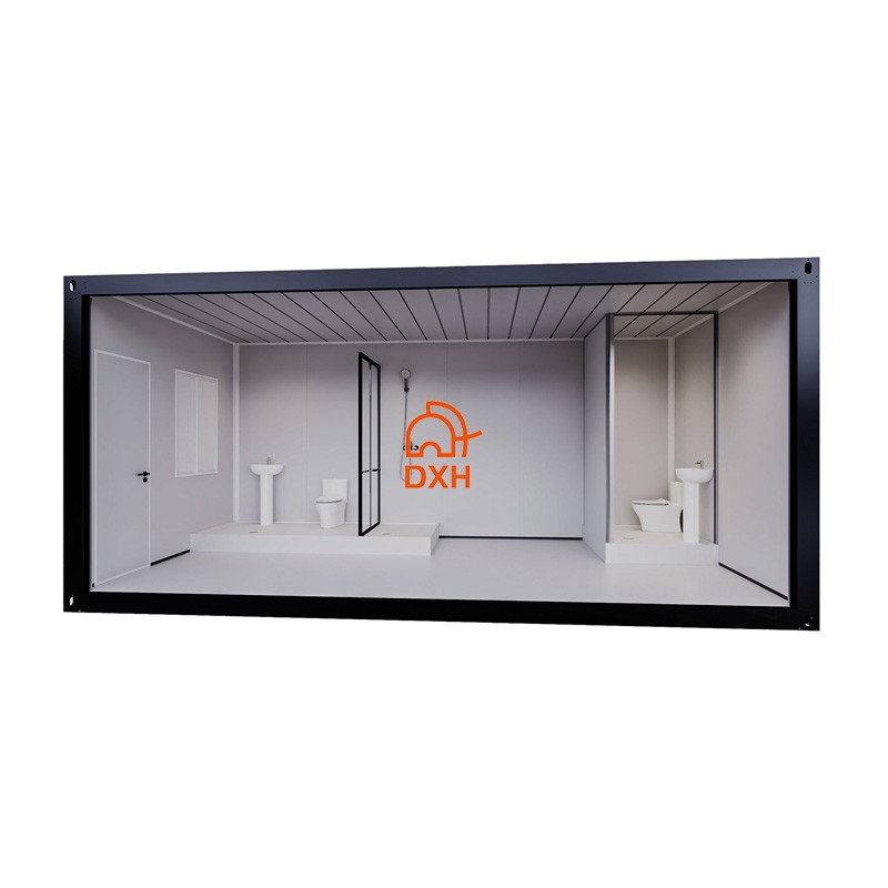 Container Toilet and Shower Block